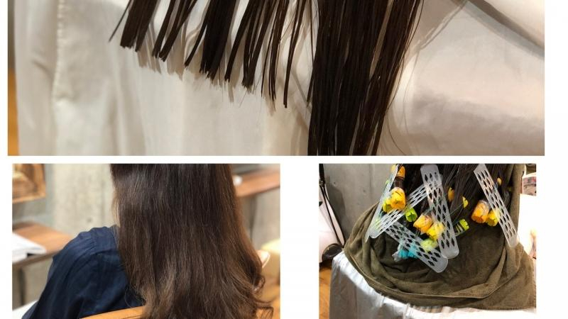 パーマスタイル 胸下ロングからミディアムに パーマスタイル