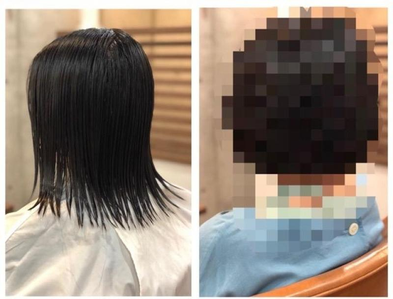 前下がりボブに髪型チェンジ ボブ