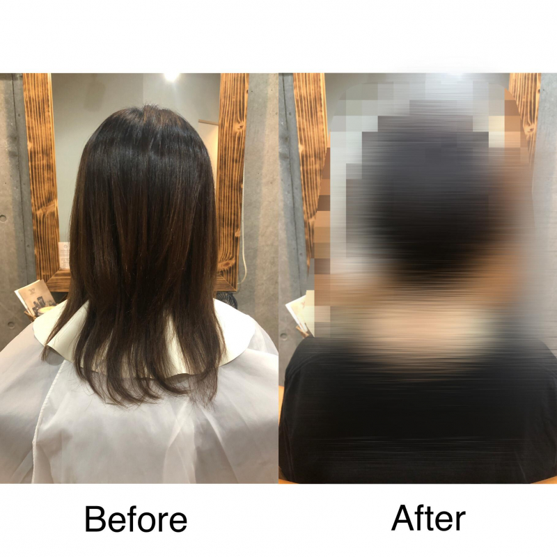 ウルフスタイルからショートにイメチェン ショート